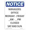 Signmission OSHA Notice, 5" Height, Friday Sign, 5" X 3.5", Portrait OS-NS-D-35-V-14142 - alternate 1